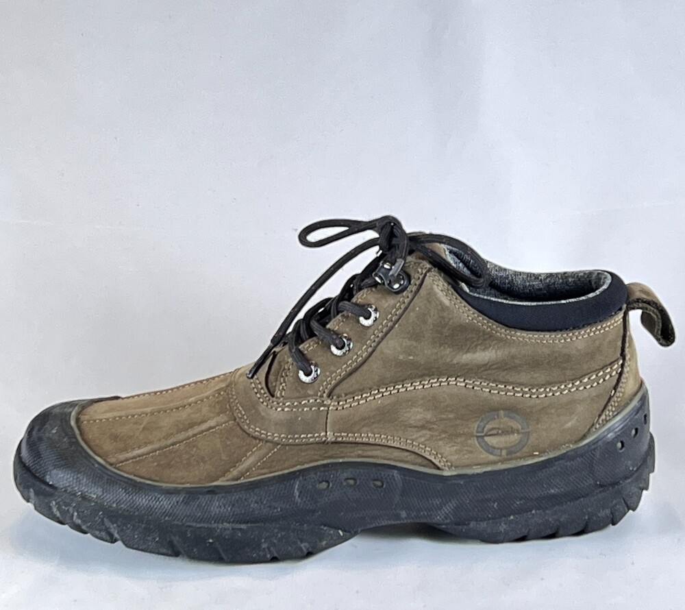 Clarks Muckers Men's 11 Brown Leather Waterproof Chukka Ankle Boots Mudguard